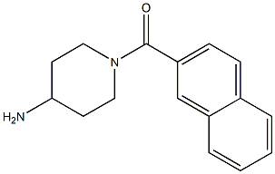 1-(2-naphthoyl)piperidin-4-amine Struktur
