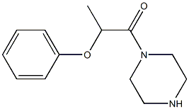 1-(2-phenoxypropanoyl)piperazine 结构式