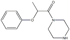 1-(2-phenoxypropanoyl)piperazine 化学構造式