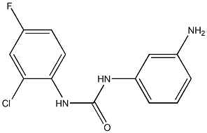 1-(3-aminophenyl)-3-(2-chloro-4-fluorophenyl)urea Structure