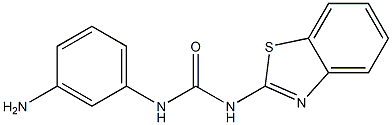 1-(3-aminophenyl)-3-1,3-benzothiazol-2-ylurea Structure