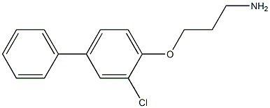 1-(3-aminopropoxy)-2-chloro-4-phenylbenzene