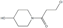 1-(3-chloropropanoyl)piperidin-4-ol 结构式