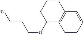 1-(3-chloropropoxy)-1,2,3,4-tetrahydronaphthalene,,结构式