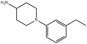 1-(3-ethylphenyl)piperidin-4-amine Structure