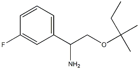 1-(3-fluorophenyl)-2-[(2-methylbutan-2-yl)oxy]ethan-1-amine