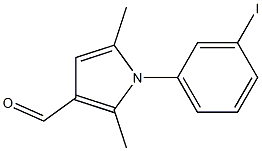  1-(3-iodophenyl)-2,5-dimethyl-1H-pyrrole-3-carbaldehyde