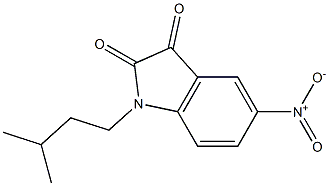 1-(3-methylbutyl)-5-nitro-2,3-dihydro-1H-indole-2,3-dione