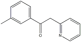 1-(3-methylphenyl)-2-(pyridin-2-yl)ethan-1-one Structure