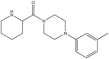 1-(3-methylphenyl)-4-(piperidin-2-ylcarbonyl)piperazine