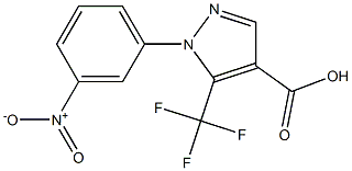 1-(3-nitrophenyl)-5-(trifluoromethyl)-1H-pyrazole-4-carboxylic acid