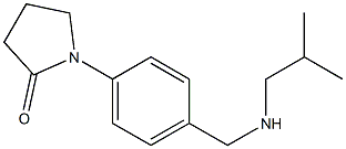 1-(4-{[(2-methylpropyl)amino]methyl}phenyl)pyrrolidin-2-one Structure