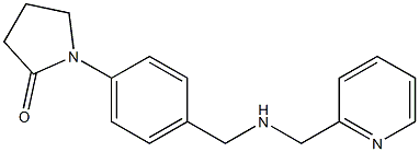 1-(4-{[(pyridin-2-ylmethyl)amino]methyl}phenyl)pyrrolidin-2-one