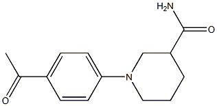 1-(4-acetylphenyl)piperidine-3-carboxamide