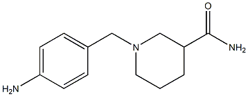 1-(4-aminobenzyl)piperidine-3-carboxamide Structure