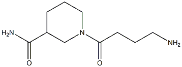 1-(4-aminobutanoyl)piperidine-3-carboxamide Structure