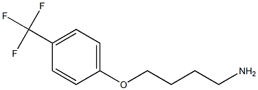 1-(4-aminobutoxy)-4-(trifluoromethyl)benzene,,结构式