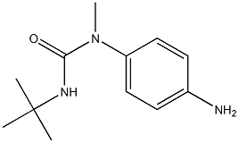 1-(4-aminophenyl)-3-tert-butyl-1-methylurea Struktur