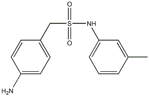 1-(4-aminophenyl)-N-(3-methylphenyl)methanesulfonamide