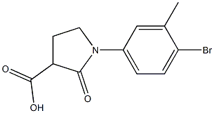 1-(4-bromo-3-methylphenyl)-2-oxopyrrolidine-3-carboxylic acid|