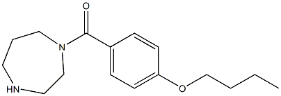 1-(4-butoxybenzoyl)-1,4-diazepane 结构式