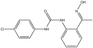  1-(4-chlorophenyl)-3-{2-[1-(hydroxyimino)ethyl]phenyl}urea