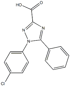 1-(4-chlorophenyl)-5-phenyl-1H-1,2,4-triazole-3-carboxylic acid