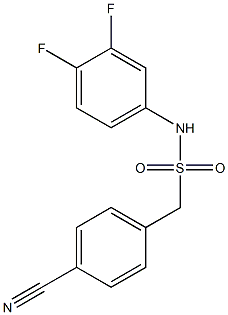 1-(4-cyanophenyl)-N-(3,4-difluorophenyl)methanesulfonamide|