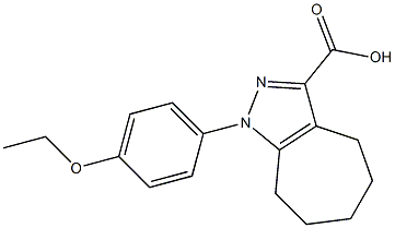 1-(4-ethoxyphenyl)-1,4,5,6,7,8-hexahydrocyclohepta[c]pyrazole-3-carboxylic acid|