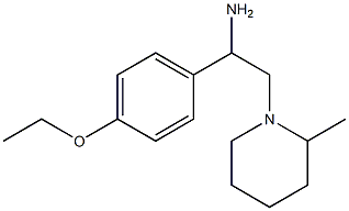 1-(4-ethoxyphenyl)-2-(2-methylpiperidin-1-yl)ethanamine Struktur