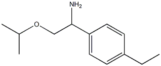 1-(4-ethylphenyl)-2-(propan-2-yloxy)ethan-1-amine