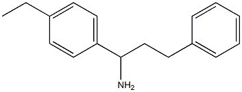 1-(4-ethylphenyl)-3-phenylpropan-1-amine Structure