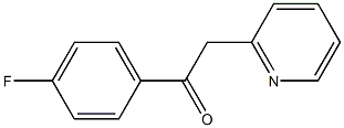 1-(4-fluorophenyl)-2-(pyridin-2-yl)ethan-1-one Struktur