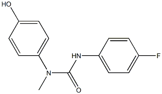 1-(4-fluorophenyl)-3-(4-hydroxyphenyl)-3-methylurea|