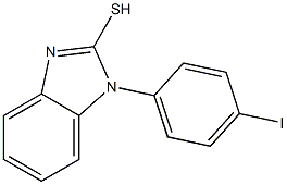 1-(4-iodophenyl)-1H-1,3-benzodiazole-2-thiol Struktur