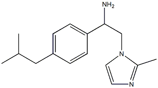  1-(4-isobutylphenyl)-2-(2-methyl-1H-imidazol-1-yl)ethanamine