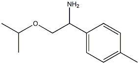 1-(4-methylphenyl)-2-(propan-2-yloxy)ethan-1-amine Structure