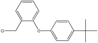 1-(4-tert-butylphenoxy)-2-(chloromethyl)benzene 化学構造式