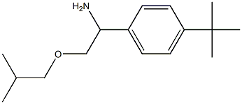 1-(4-tert-butylphenyl)-2-(2-methylpropoxy)ethan-1-amine,,结构式