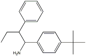 1-(4-tert-butylphenyl)-2-phenylbutan-1-amine Struktur