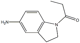 1-(5-amino-2,3-dihydro-1H-indol-1-yl)propan-1-one 结构式