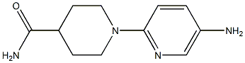 1-(5-aminopyridin-2-yl)piperidine-4-carboxamide Structure