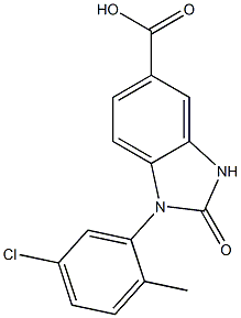 1-(5-chloro-2-methylphenyl)-2-oxo-2,3-dihydro-1H-1,3-benzodiazole-5-carboxylic acid