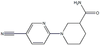 1-(5-cyanopyridin-2-yl)piperidine-3-carboxamide 结构式