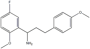 1-(5-fluoro-2-methoxyphenyl)-3-(4-methoxyphenyl)propan-1-amine