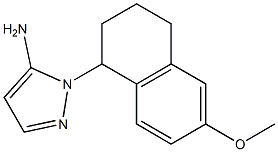 1-(6-methoxy-1,2,3,4-tetrahydronaphthalen-1-yl)-1H-pyrazol-5-amine