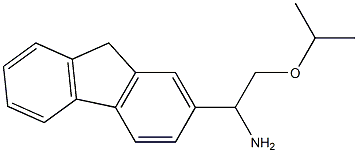 1-(9H-fluoren-2-yl)-2-(propan-2-yloxy)ethan-1-amine Structure