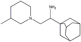 1-(adamantan-1-yl)-2-(3-methylpiperidin-1-yl)ethan-1-amine Struktur