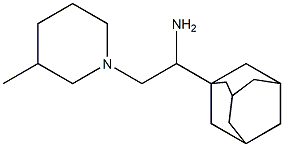 1-(adamantan-1-yl)-2-(3-methylpiperidin-1-yl)ethan-1-amine Structure