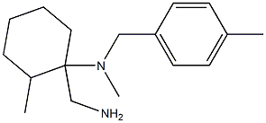 1-(aminomethyl)-N,2-dimethyl-N-[(4-methylphenyl)methyl]cyclohexan-1-amine|